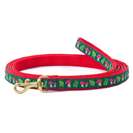 Up Country Small Breed Dog Lead - Mushrooms