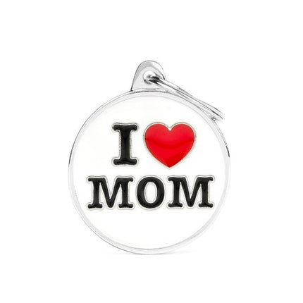 My Family Charms Big Circle I Love Mom