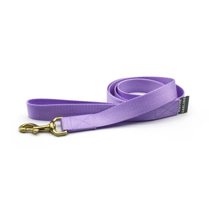 Major Darling Leash  1" wide / 6' long -  Lilac