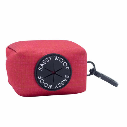 Sassy Woof Bag Holder - Merlot