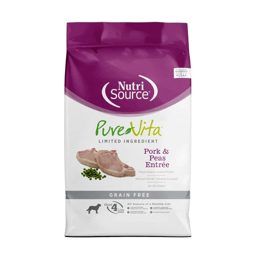 Pure Vita Pork & Peas dog food