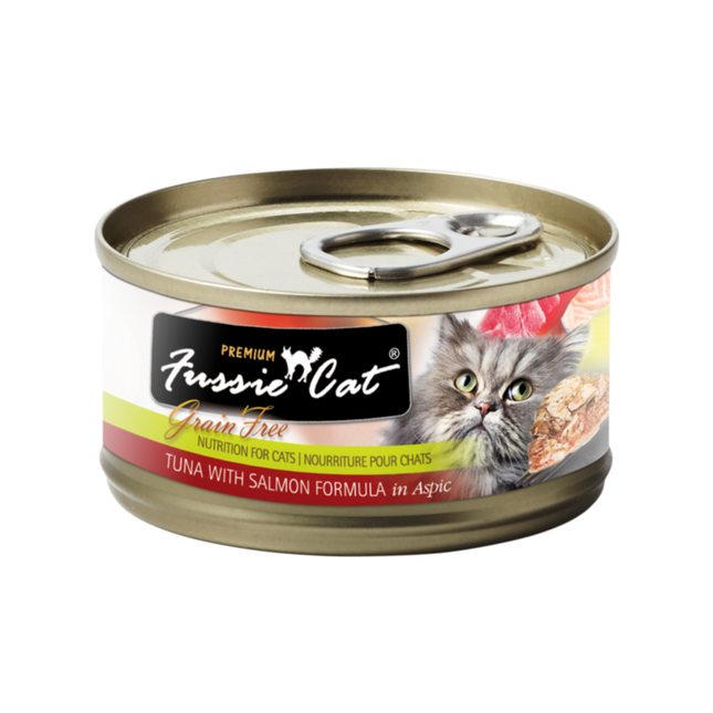 Fussie Cat Tuna with Salmon 2.82oz