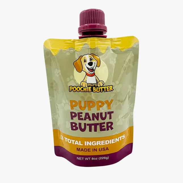 Dilly's Poochie Butter Puppy Peanut Butter Squeeze 8oz