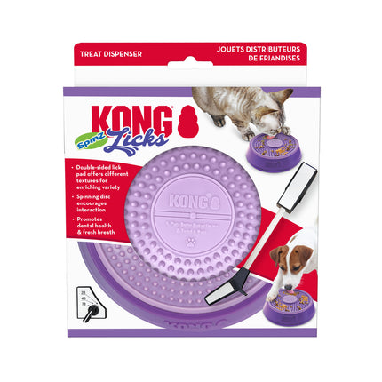 Kong Licks Spinz Feeder Small