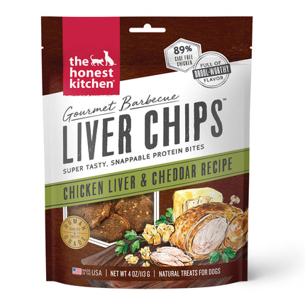 The Honest Kitchen Liver Chips - Chicken & Cheddar