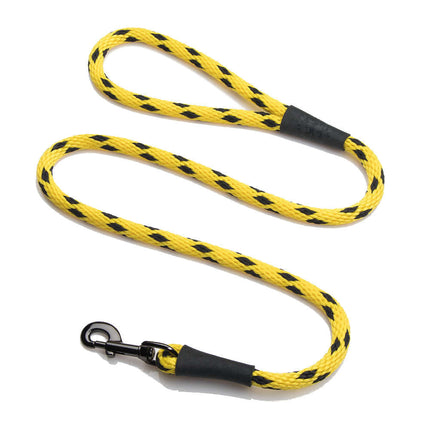 Mendota Snap Leash - Black ice yellow