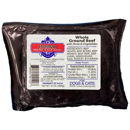 Halshan Whole Ground Beef with Bone and Vegetable 1lb