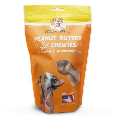Dilly's Poochie Butter Peanut Butter Chewies 8oz