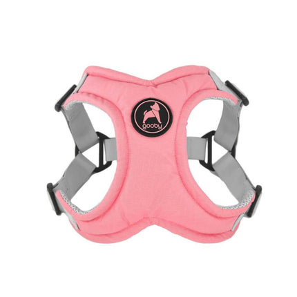 Gooby Memory Foam Step-In Harness Pink