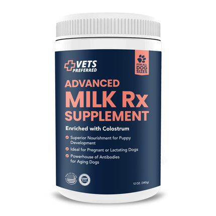 Vets Preferred Advanced Milk Rx Supplement for dogs/puppies