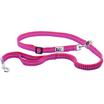 Rc pets Bungee Active Leash - Mulberry/Azalea