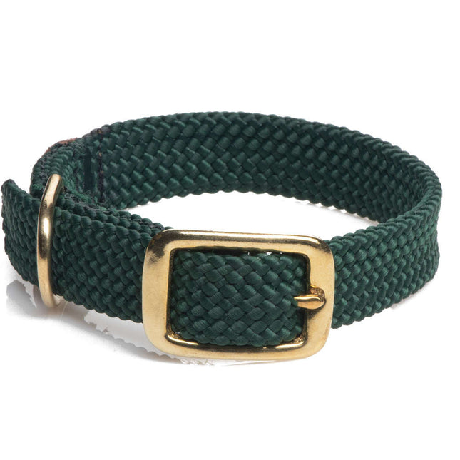 Mendota Double Braided Collar - Hunter Green