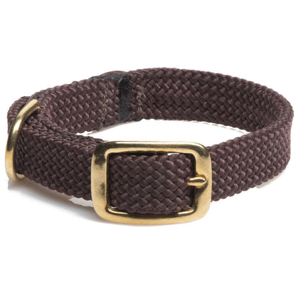 Mendota Double Braided Collar - Brown