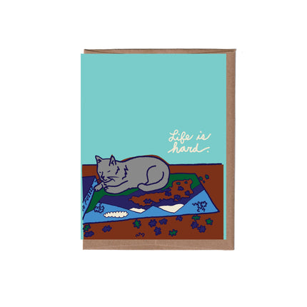 La Familia Green - Life is Hard Card