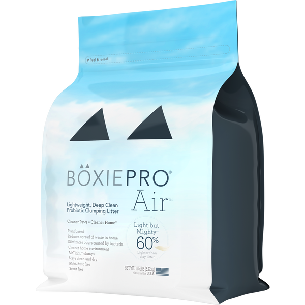 BoxiePro Air™ Lightweight Deep Clean, Probiotic Clumping Litter 11.5 lb