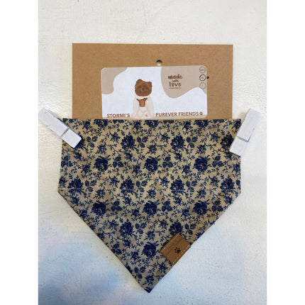 Stormi's Floral Brown Bandana