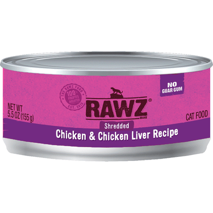 Rawz cat Shredded Chicken & chicken liver recipe