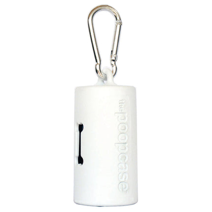 Metro Paws Poop Case Bag Holder - White