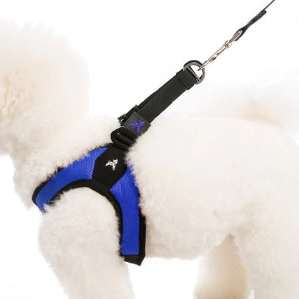 Gooby Easy Fit Harness Blue