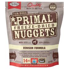 Primal Dog Freezedried Nuggets Venison 14oz
