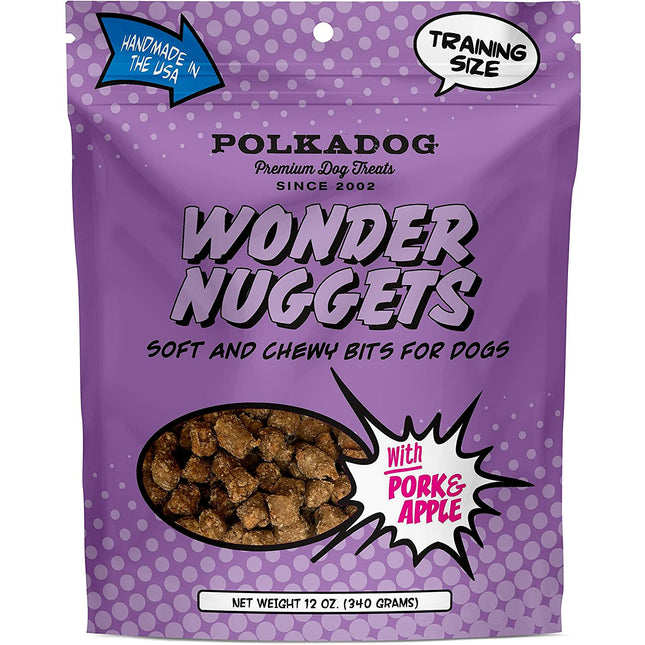 Polkadog Wonder Nuggets Apple Pork Treat 12oz