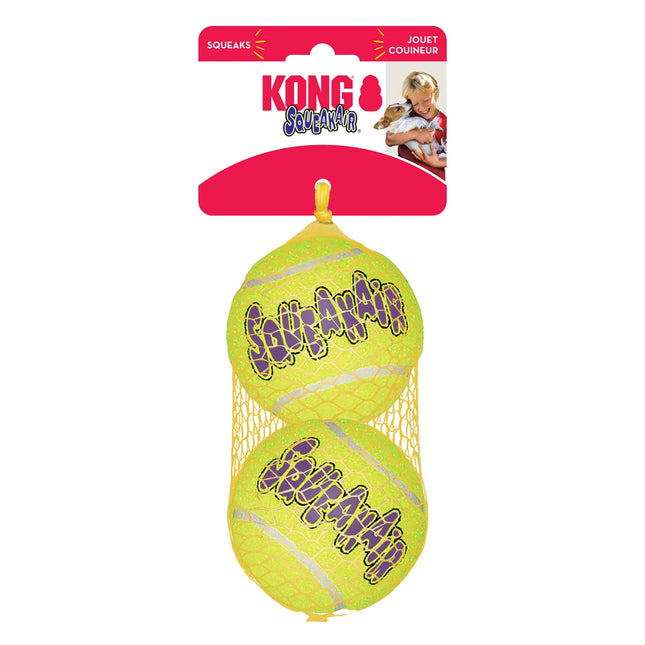 Kong SqueakAir Tennis Balls LG 2pack