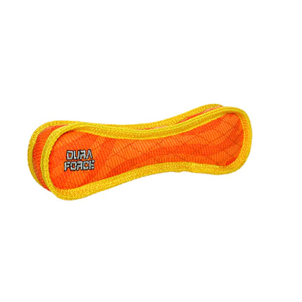 Tuffy DuraForce JR Bone - Tiger Print Orange/Yellow