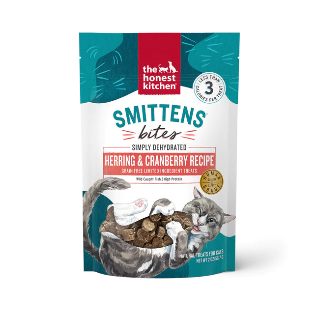 The Honest Kitchen: Smittens Dehydrated Cat Treat - Herring & Cranberry 2oz