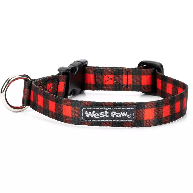 West Paw Holiday Collar Plaid