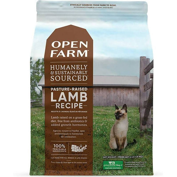 Open Farm Lamb Recipe - Cat Dry Food – Decker's Dog + Cat - Sustainable Grain Free Cat Food With Lamb