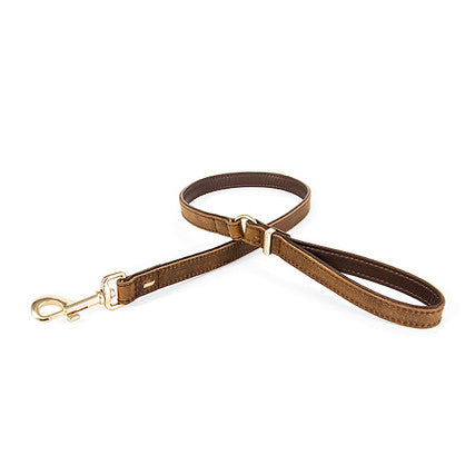 Oxford Leather Leash Brown
