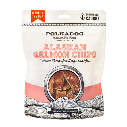 Polkadog Salmon Chips Treat 4oz