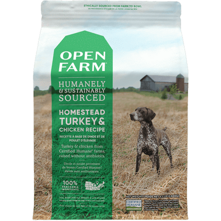 Open Farm Dog Homestead Turkey & Chicken