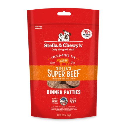 Stella & Chewy's Dog Freezedried Patties Super Beef