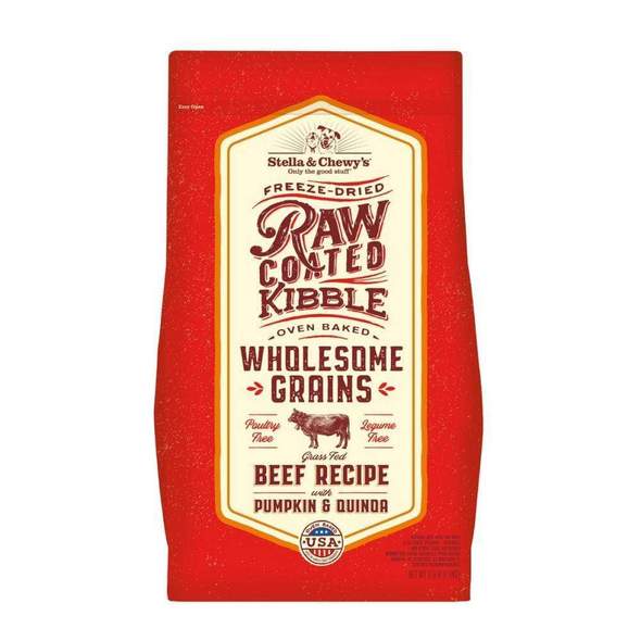 Stella & Chewy's Wholesome Grain Raw Coated Beef for dogs