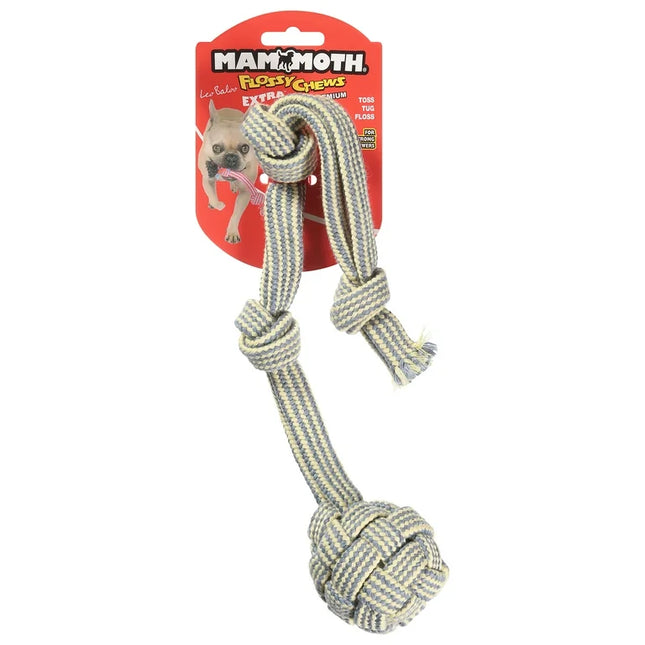 Mammoth Flossy Chews Premium Dog Toy (assorted colors)