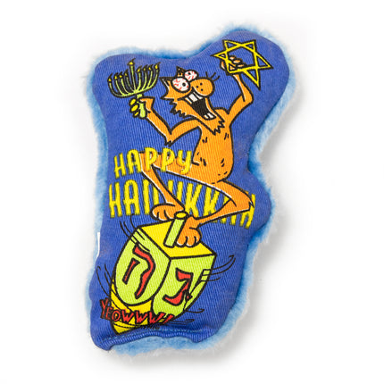 Yeowww! Hanukkah Dreidel Krinkle Catnip Toy