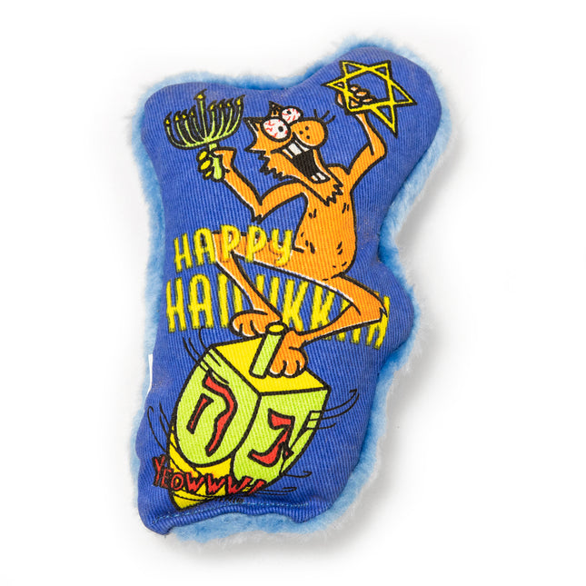 Yeowww! Hanukkah Dreidel Krinkle Catnip Toy