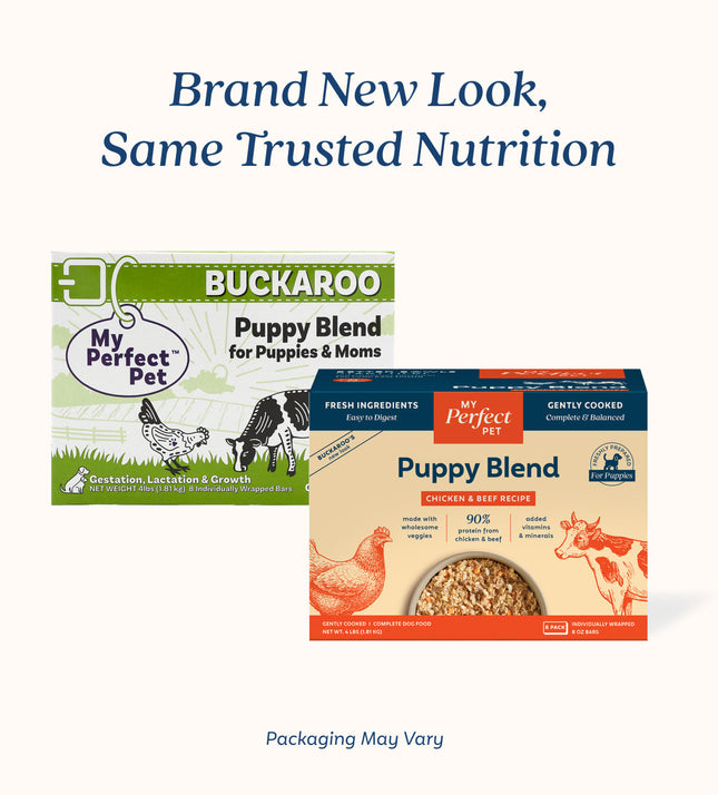 My Perfect Pet Puppy Chicken and Beef Blend 4lb