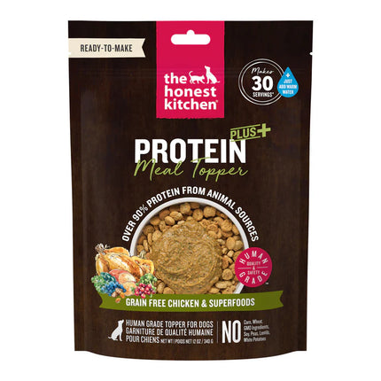 The Honest Kitchen Protein Plus Meal Topper Grain Free Chicken & Superfoods 12oz