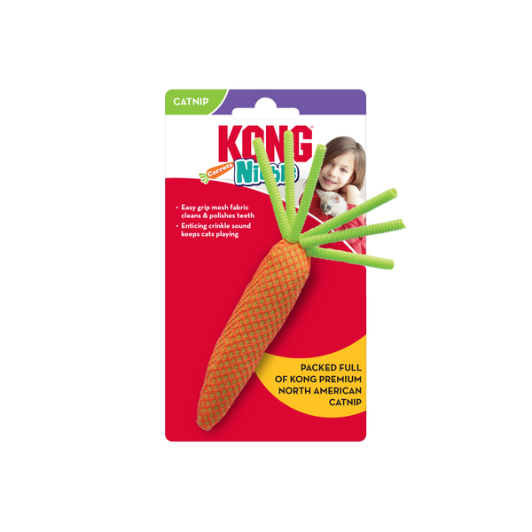 Kong Nibble Carrot Cat Toy