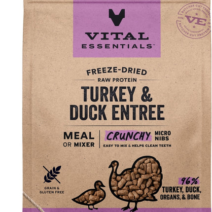 Vital Essentials Turkey & Duck Micro Nibs Cat 12oz