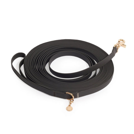 Sunny Tails - Waterproof Cloud 30 ft Dog Leash in Ember Black