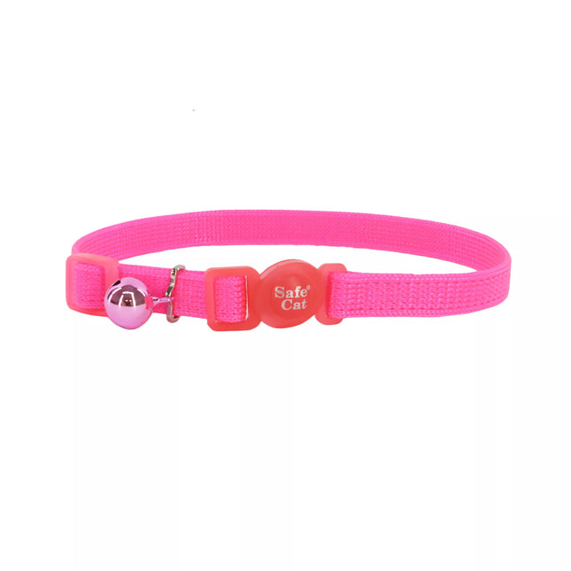 Coastal Breakaway Cat Collar Hot Pink