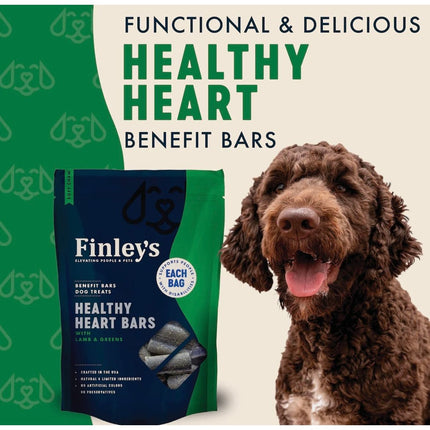 Finley's Soft Benefit Bars - Healthy Heart Treat 6oz