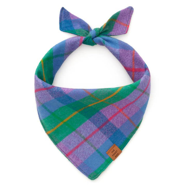 The Foggy Dog - Fable Plaid Dog Bandana