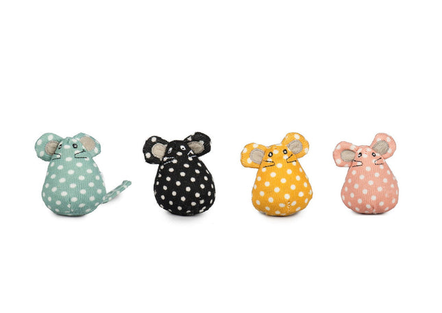 Huggle Kats Polka Dot Catnip Mice