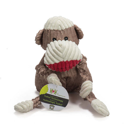 Huggle Hounds Stuey Sock Monkey Knottie Large