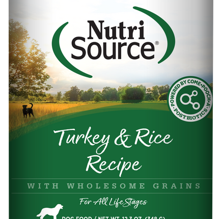 NutriSource Turkey & Rice formula 13oz