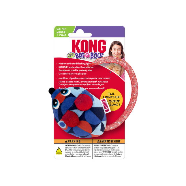 Kong Bat-A-Bout Flicker Mouse Cat toy